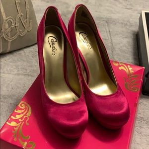 Fuschia Pumps